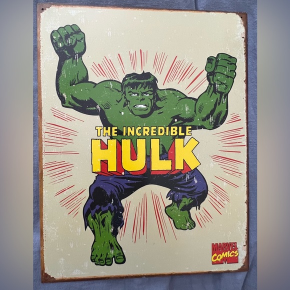 Retro Tin Superhero Wall Art (Lot) - Picture 4 of 6